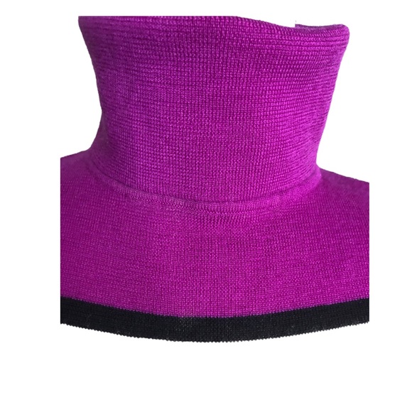 MOSCHINO Wool Turtleneck Top Sz 4 - Picture 5 of 15